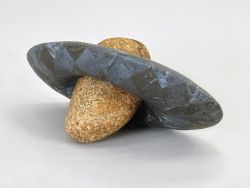 Stone and lead sculpture