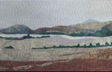 5 quilt landscapes of mountains and areas in canberra 