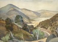 watercolour painting of Naas River  