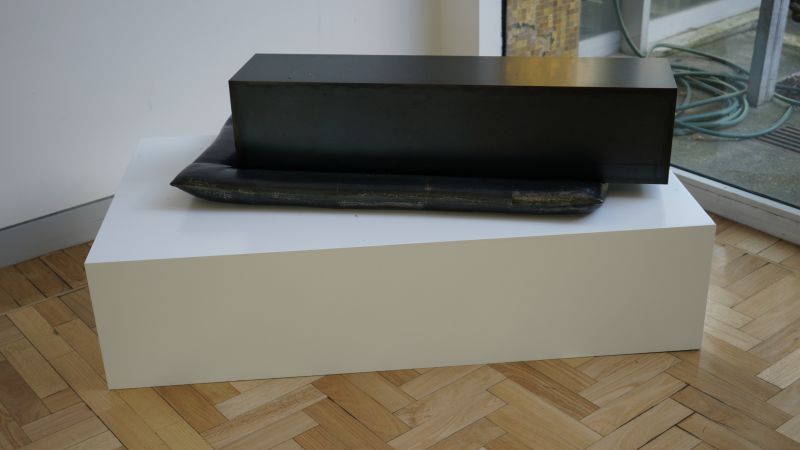 mild steel rectangular sculpture