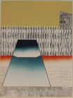 Painting of Churchill House in 1972 in Canberra